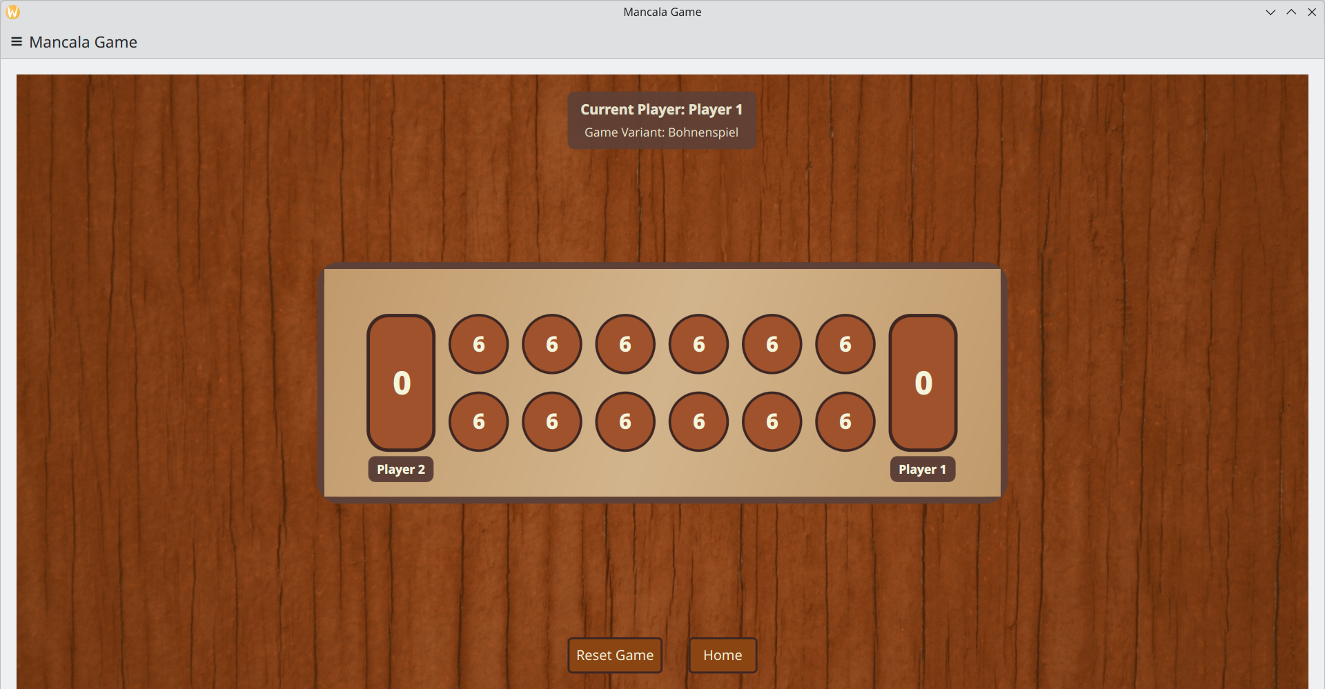 GUI for Mankala Engine