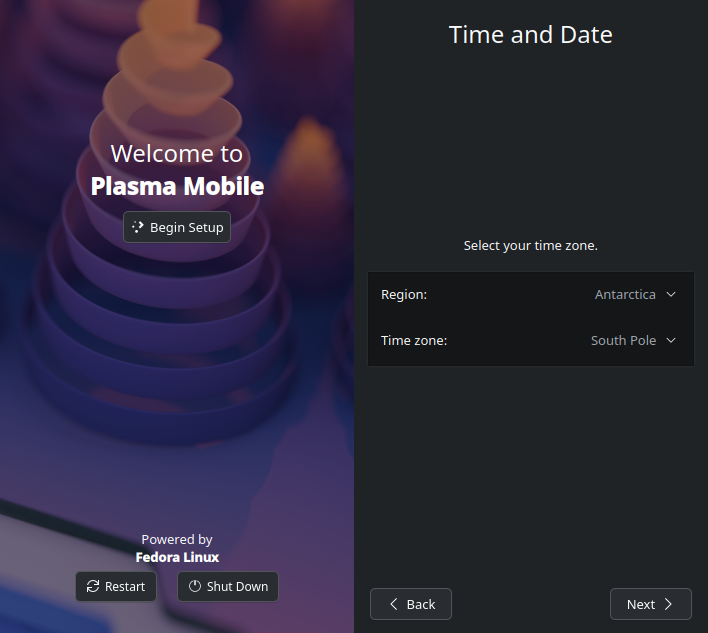 Setup Wizard for Plasma Setup